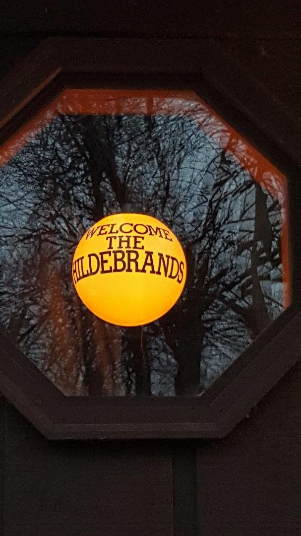 Thanks Mom, we love it!!! Fits perfectly in octagon window!!