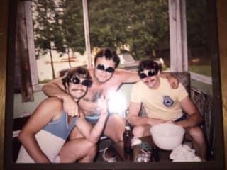 Happy Birthday Terry! Thought you would appreciate this photo....good old days up at Apsley with Ken Daviau.....good times! Trying to be trend setters with the sunglasses( that didn't work)😝