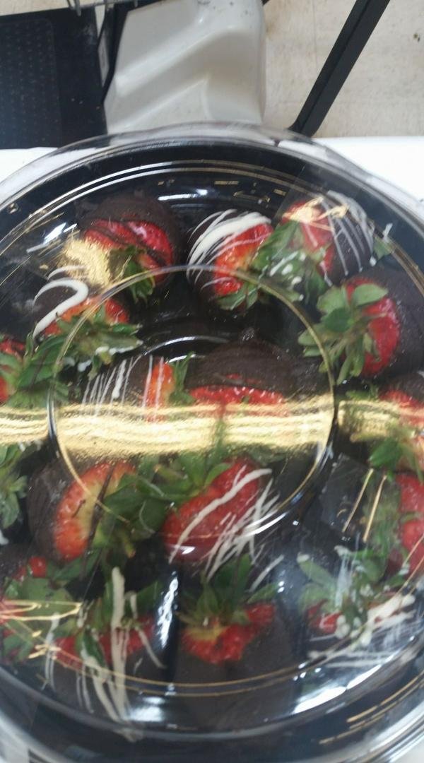 and chocolate covered strawberries