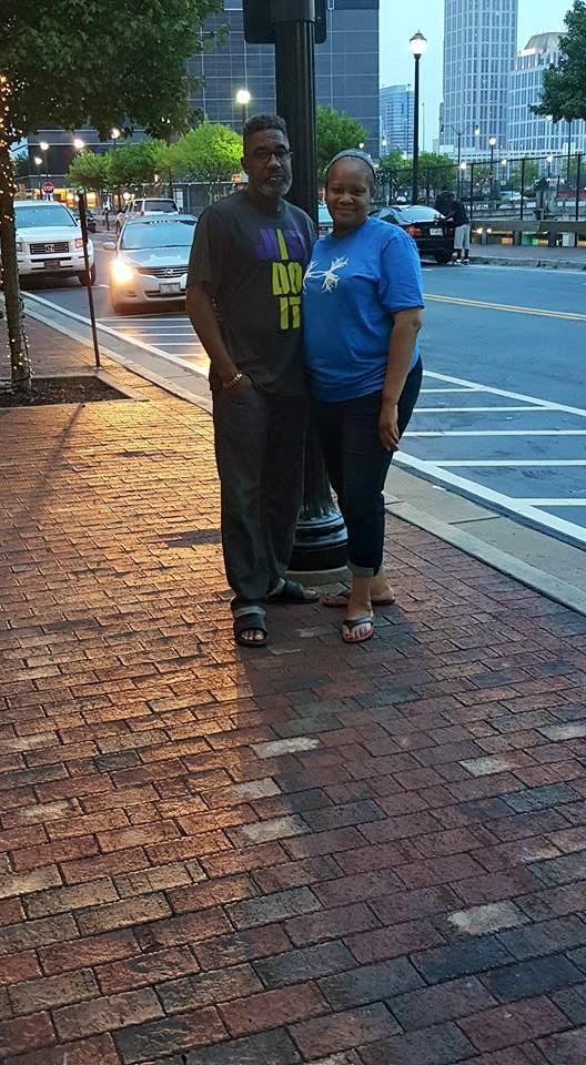 Enjoying downtown Atlantic Station