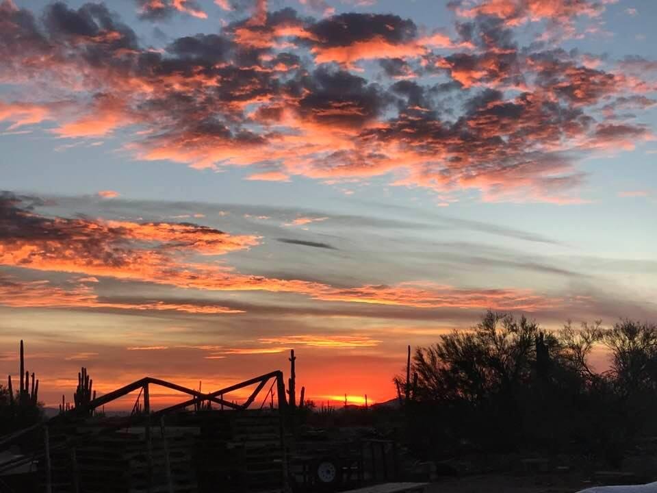 Phoenix sky at night.