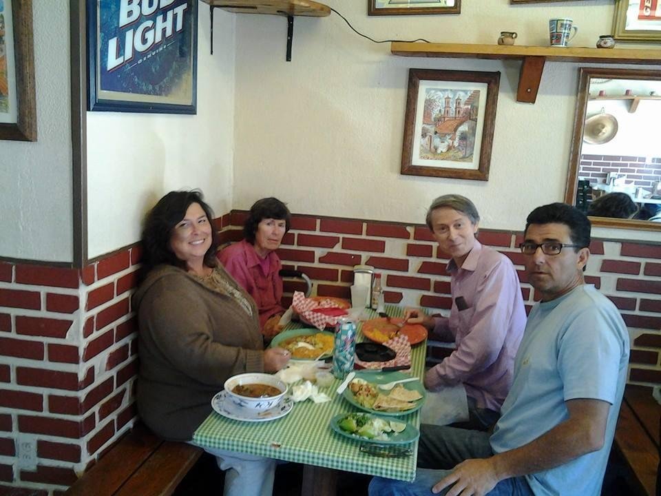 Lunch with. DAVE Chapman , Jo A n S cousin