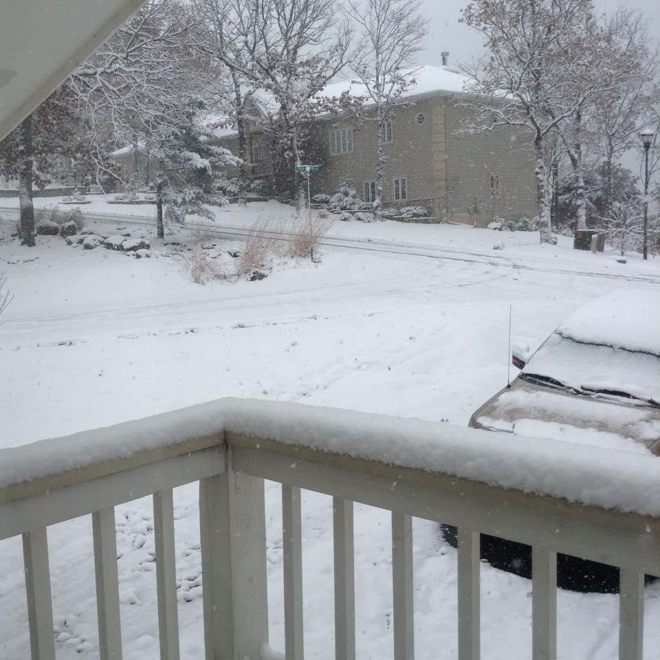 Winter Wonderland here at the Lake.