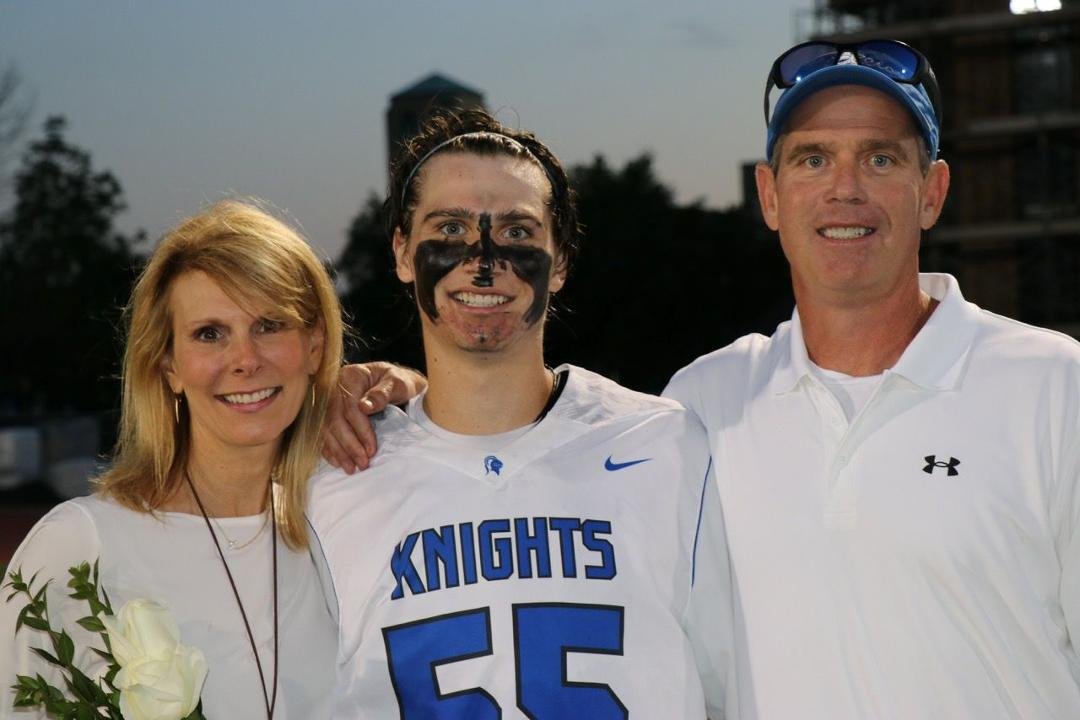 Senior Night at Episcopal. Grandson Jax and mom and dad. Off to SPC next weekend.