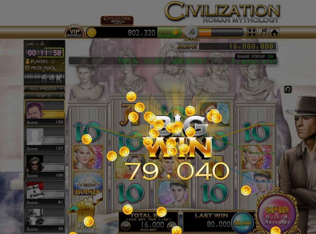 richard michael's album, Civilization Slots Casino Photos