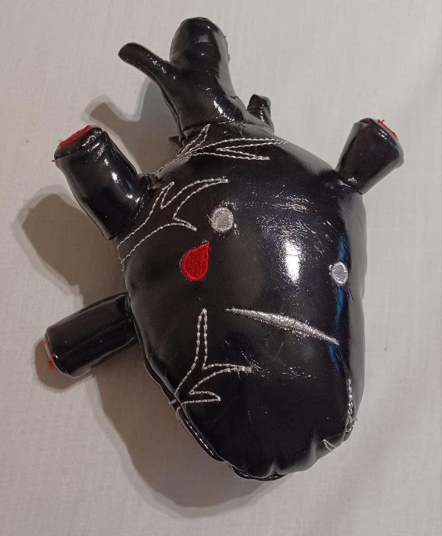 To all my single friends this Valentines Day.
My leather heart is stitched up and bleeds for you.