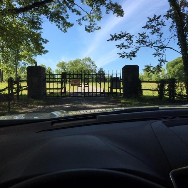 Youth Incorporated entrance. The actual camp is just over that hill and around the bend...
