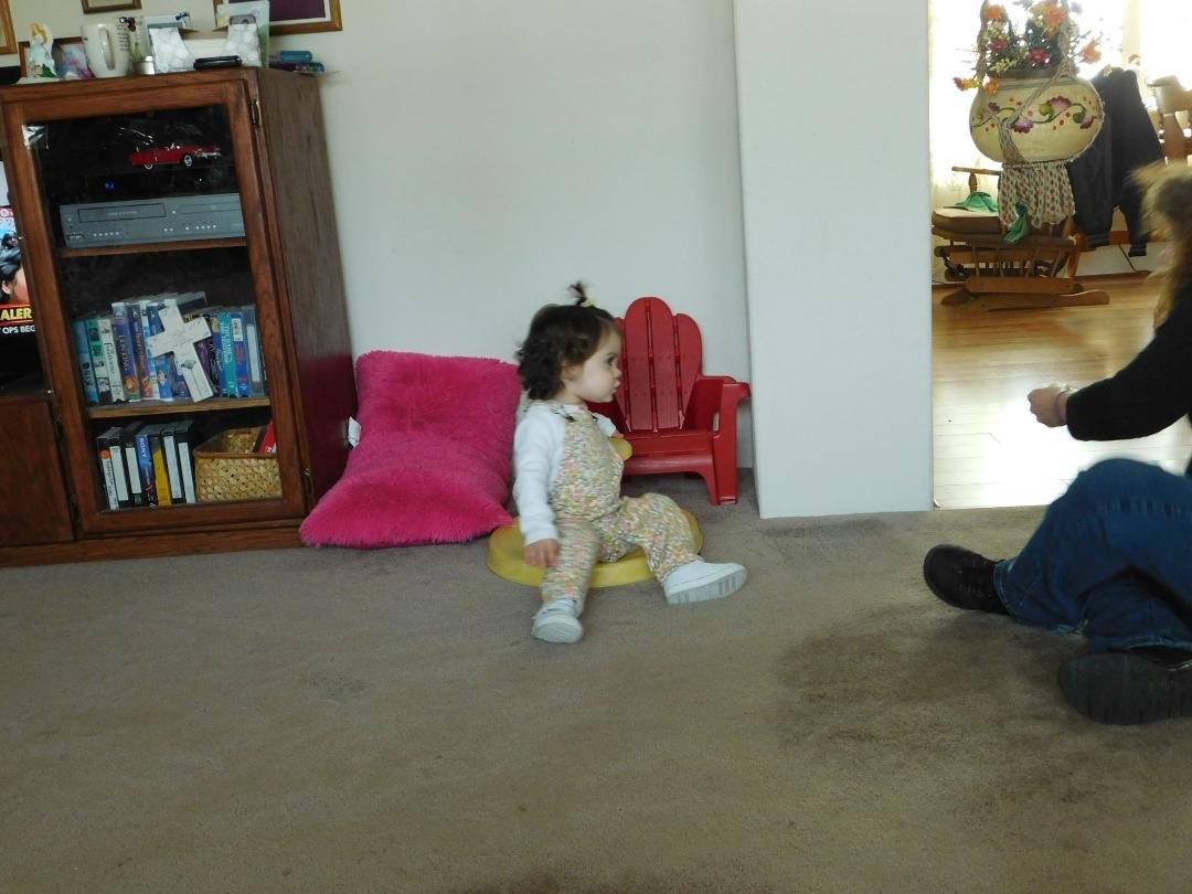 Aunt Deanna brought me a set and spin. One of these days I will ride it right.