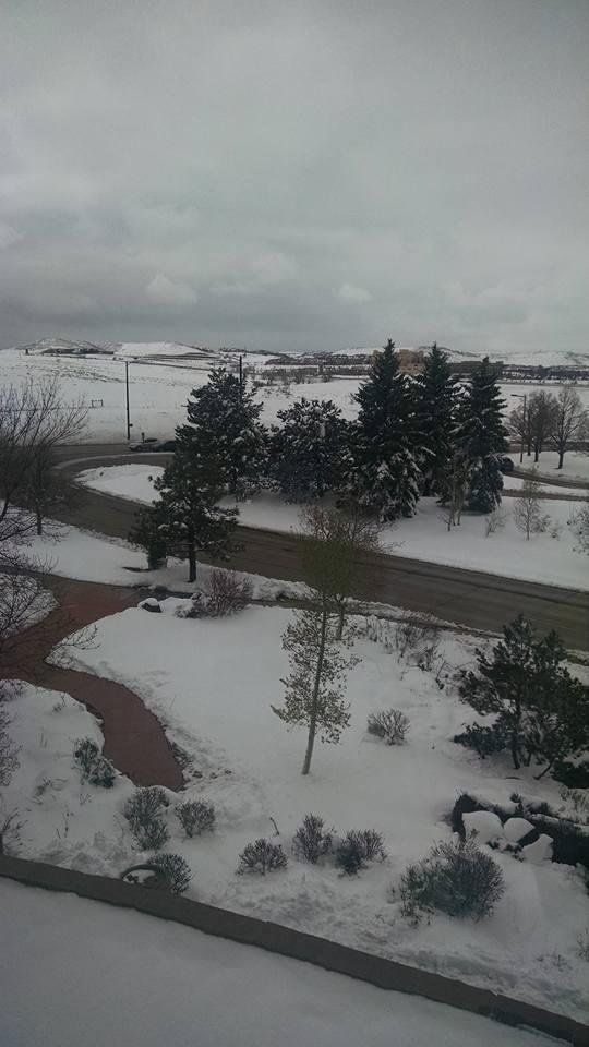 Just a little snow this weekend.