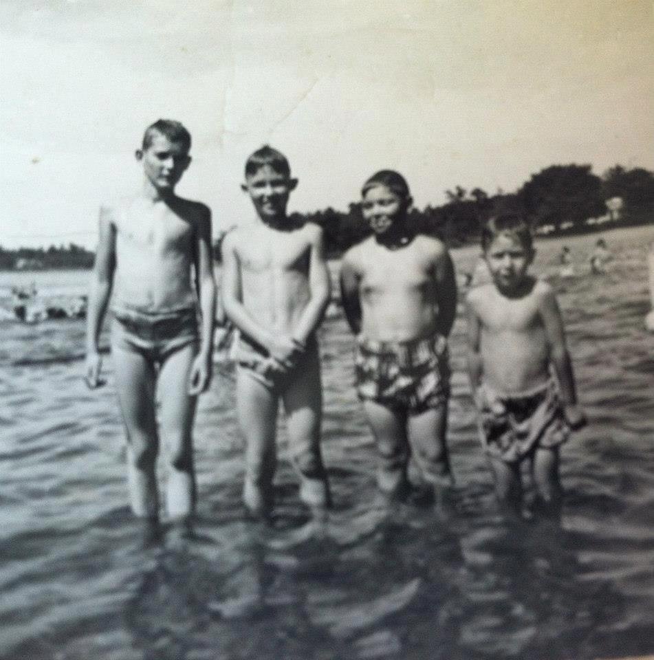 CIRCA 1950 CANAAN LAKE PATCHOGUE SIMPLER TIMES WITH MY BFF CHAD BLOOMINFIELD WHERE ARE YOU ANY ONE KNOW/
