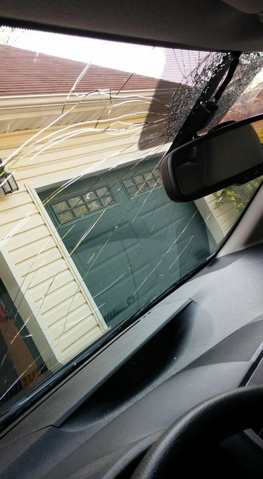 Beware of things like logs or pipes or sticks (or whatever that was) flying toward your windshield. Although, traveling at 70 mph, not sure how this could be avoided!