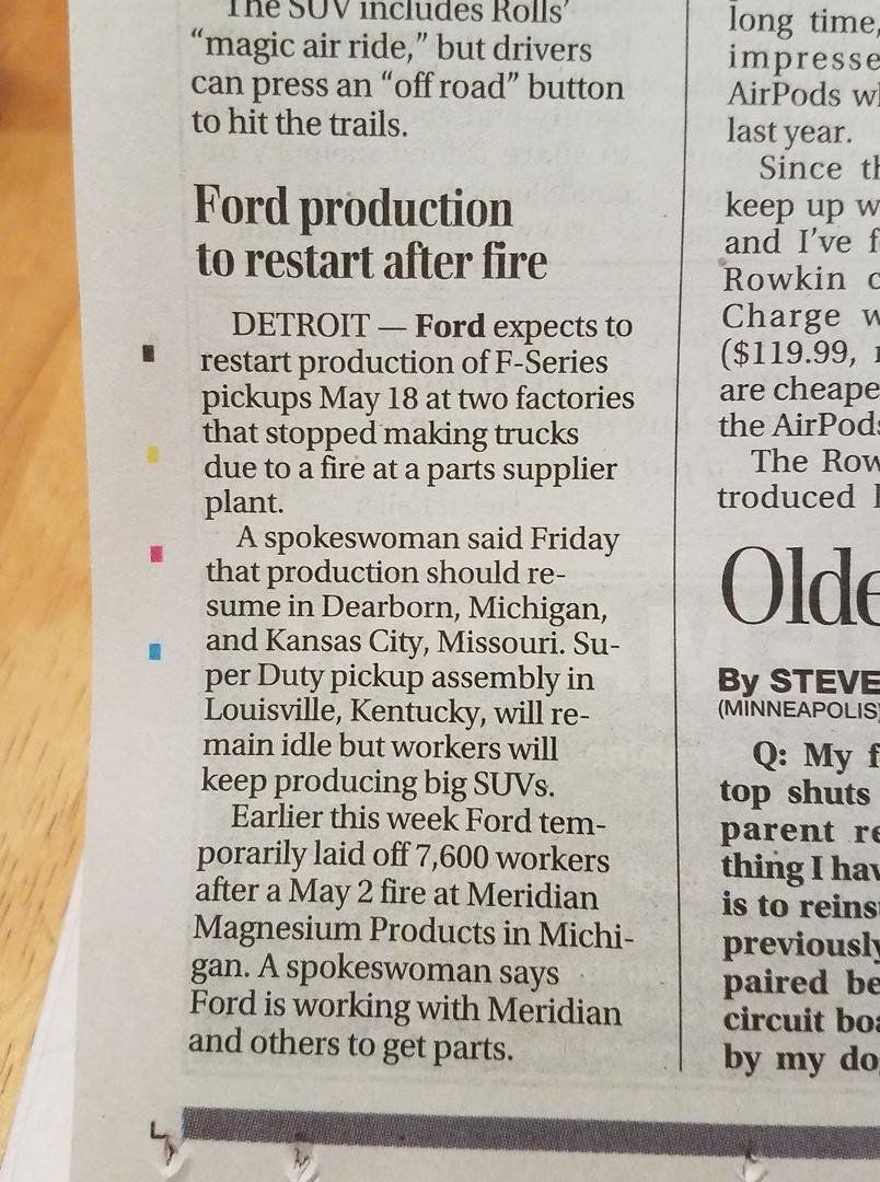 Looks like we might be back to work sooner than expected