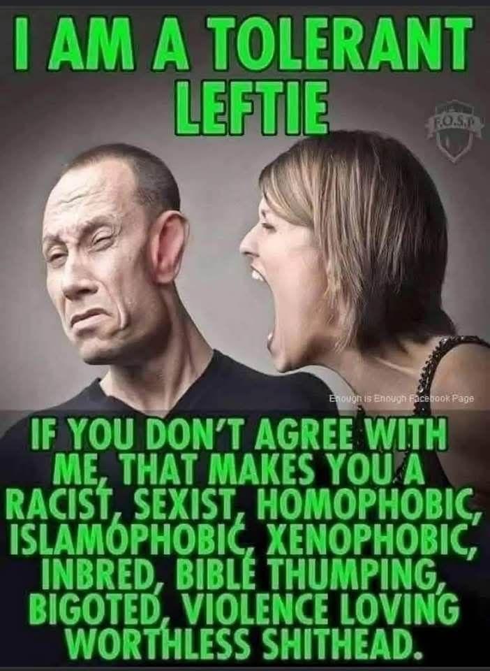 The Christian phobic calling everyone bigots.