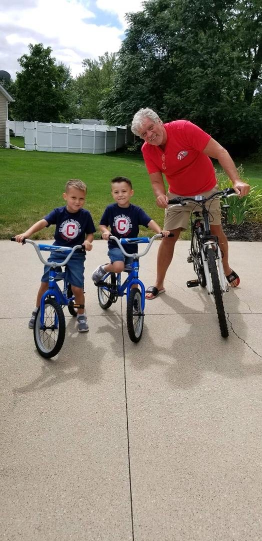Bike ride with the twins