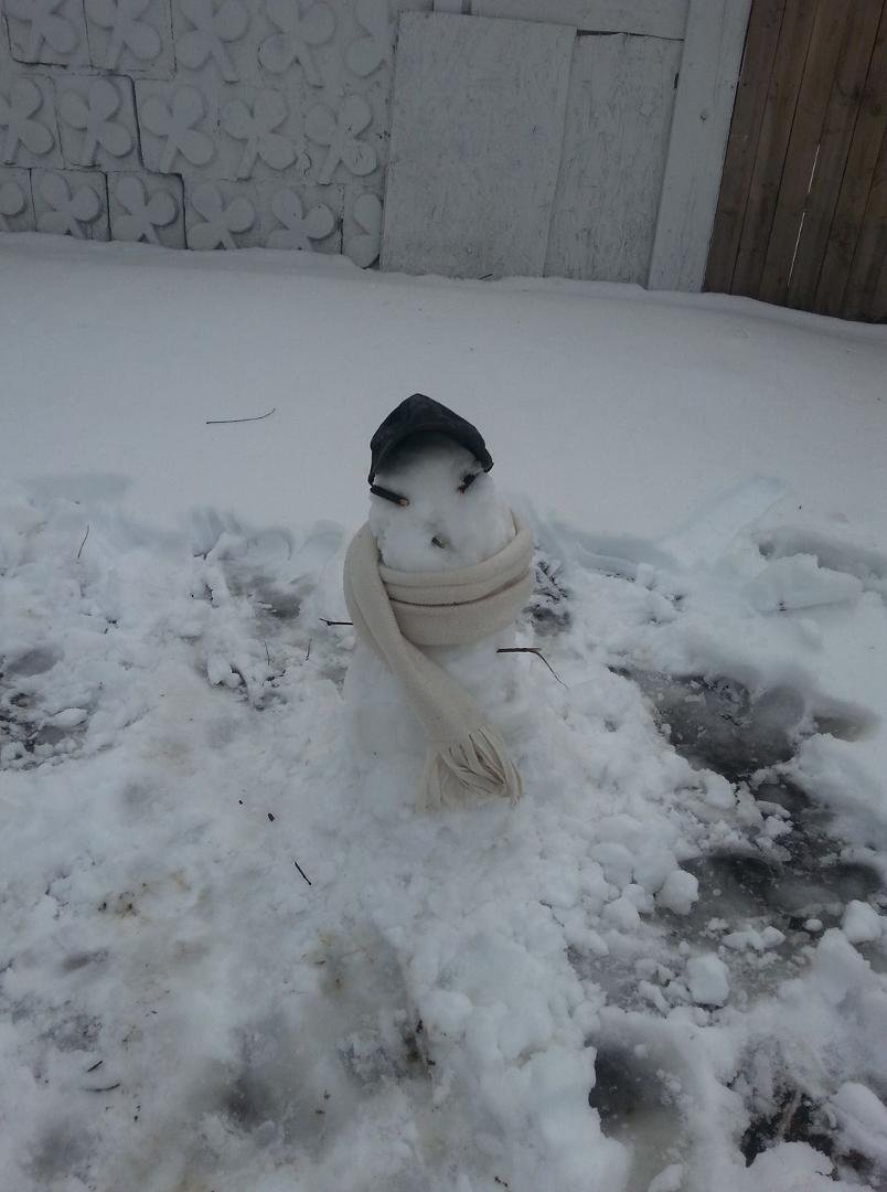 My snow man lol