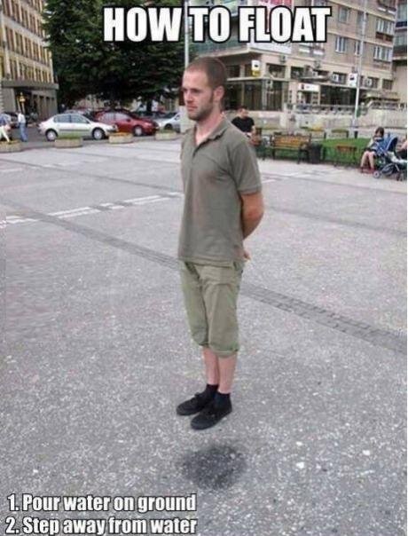 How to float......