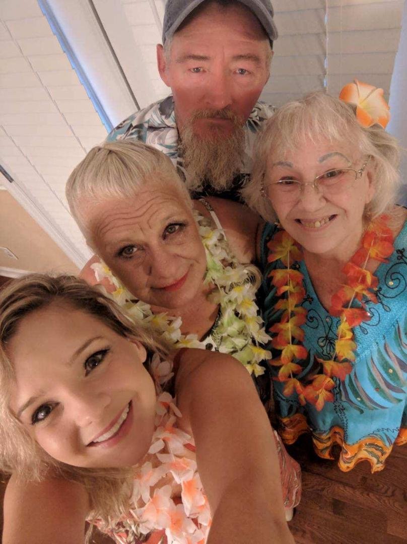 We are all ready to go to the party