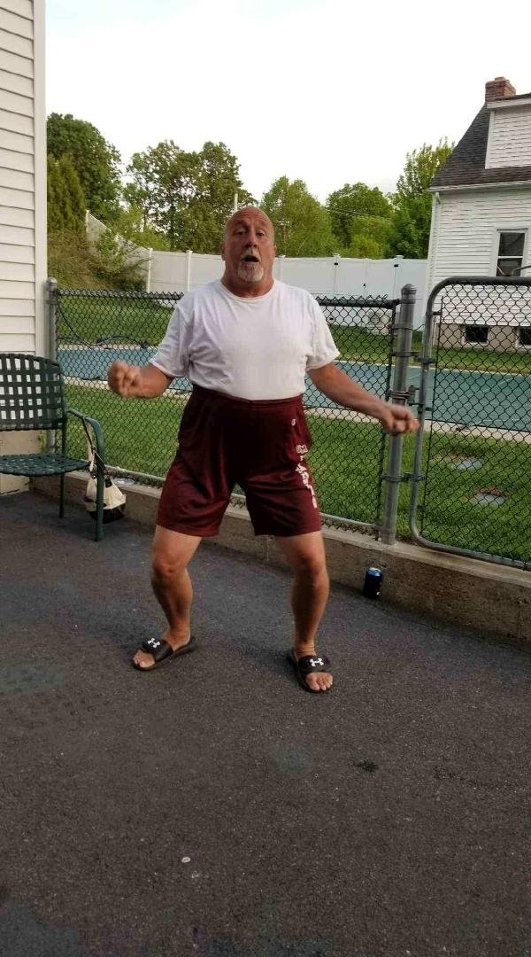 The older you get, the higher the pants come up!......haha