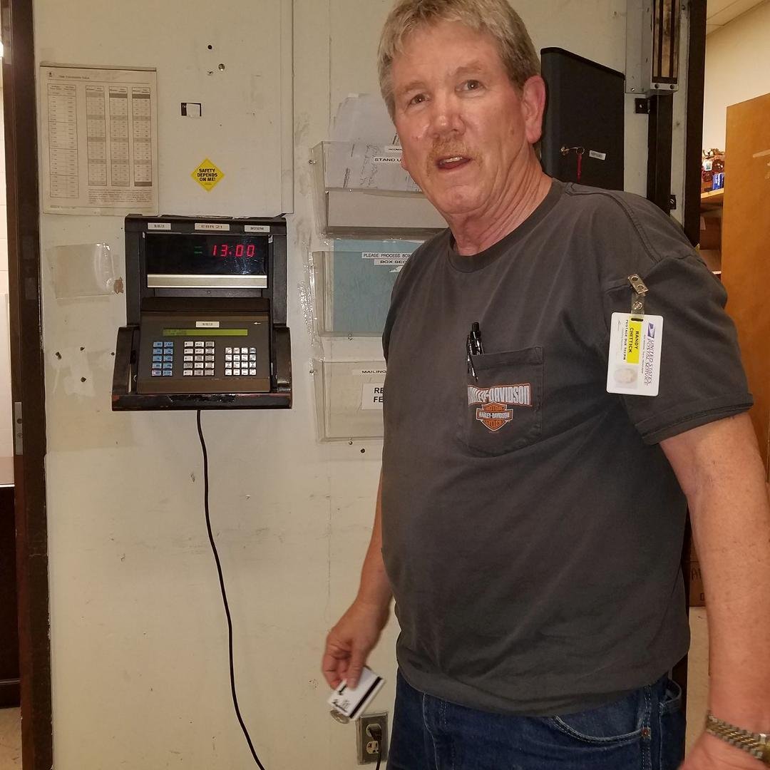 Randy Chittick making his last clock ring!!