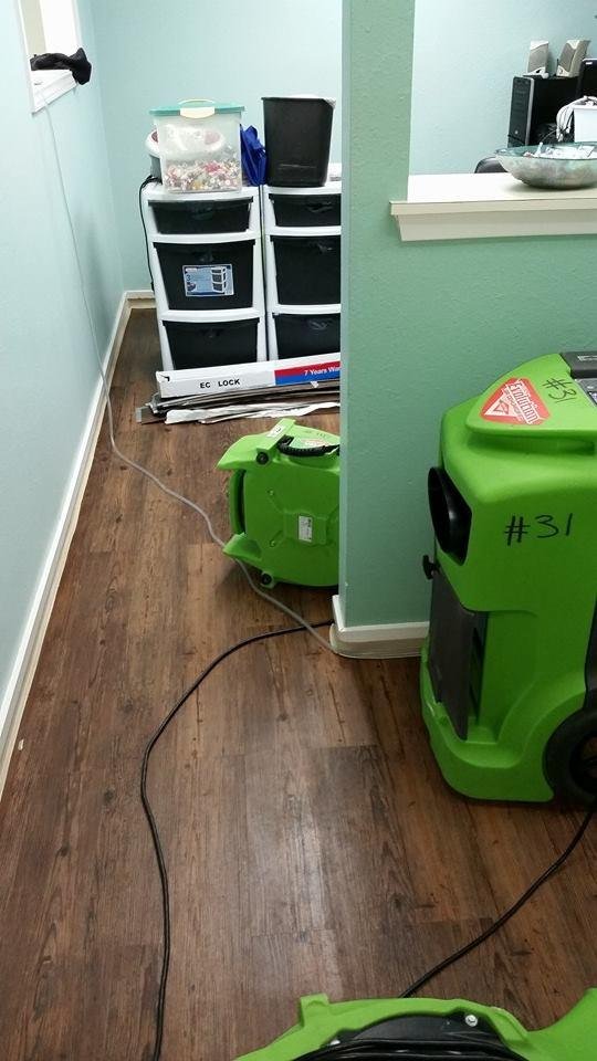 Water leak in shop...