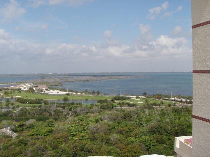 The view from our door... the lagoon