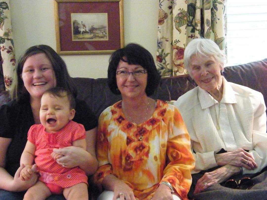 4 generations of my girls.