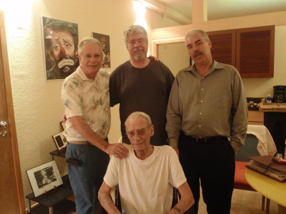 Uncle Ron, Mark, Chris and Dad