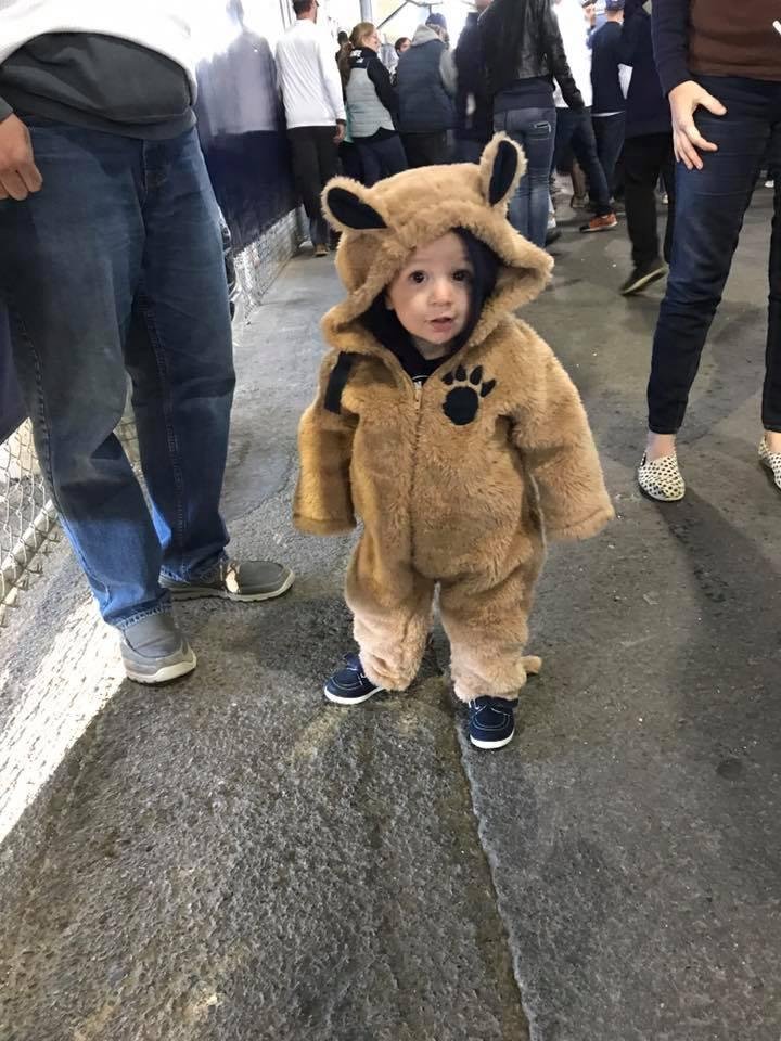 Found wandering around the stadium