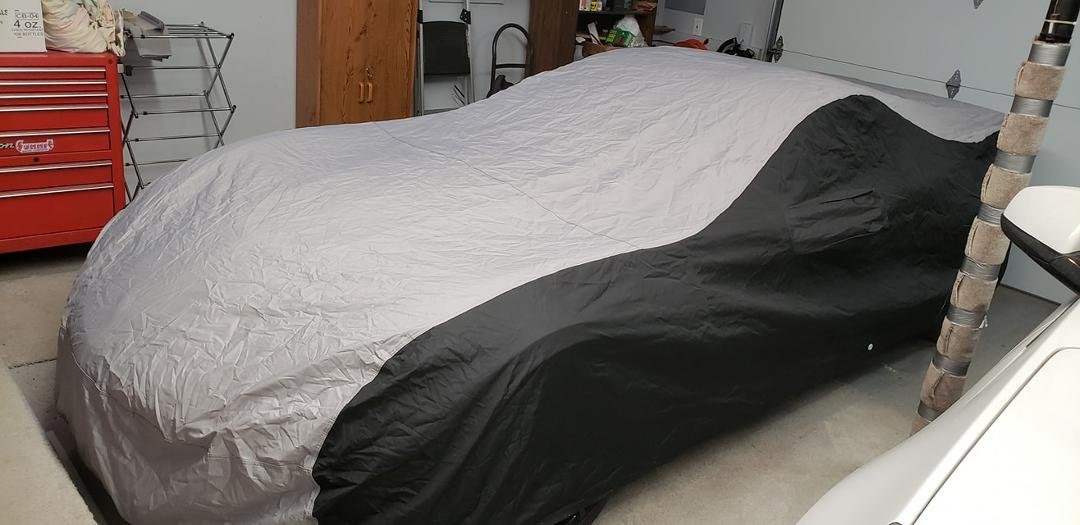 It's so sad to have to put the cover on the Vette for the winter