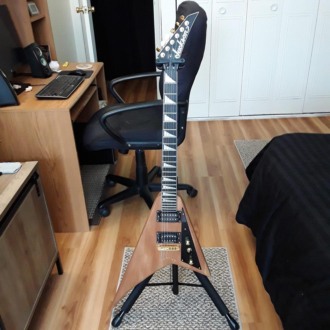 Like Britney Spears says...Oops I did it again. Just picked up this Jackson rr guitar super cheap and it has a set of Seymours in it and plays beautiful.
