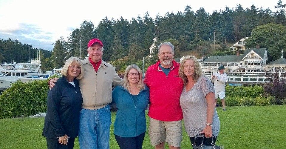 Roche Harbor, Wa ... Fun evening ... Guess who the person on my left is?