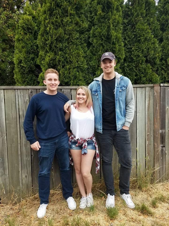 My grand-kids, Nicholas, Erika and Brady.....together for the first time.