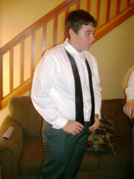 Bryce's First Tie