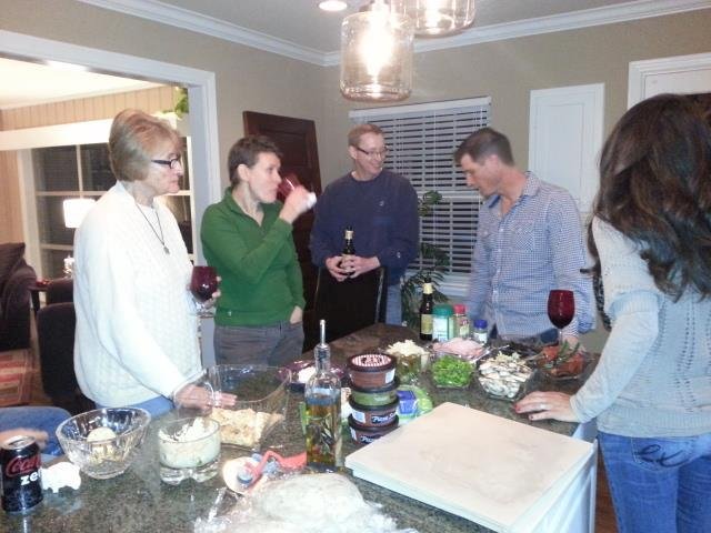 With David and Kathleen Preston.