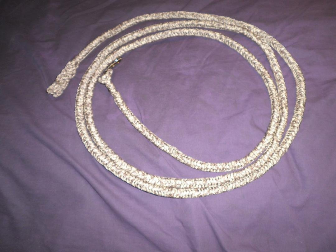 2017/18 winter projects. One of several braided lead ropes