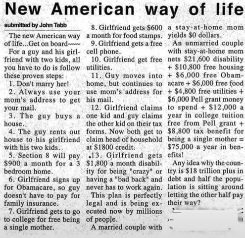 The New American Family planning Model...