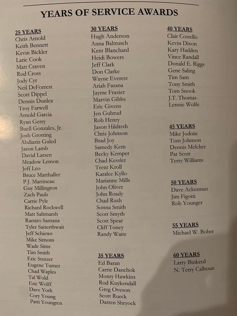 Missed the dinner but made it to 40 years of coaching, starting at the Albany boys club and then went to morrow county. Riverside high
