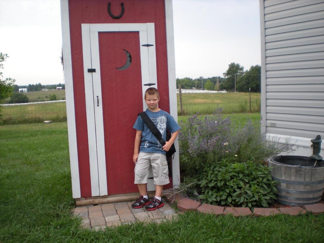 First day back to school. Ryan 8 second grade