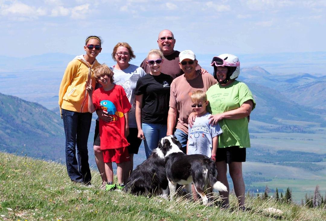 On top of Kennedy peak