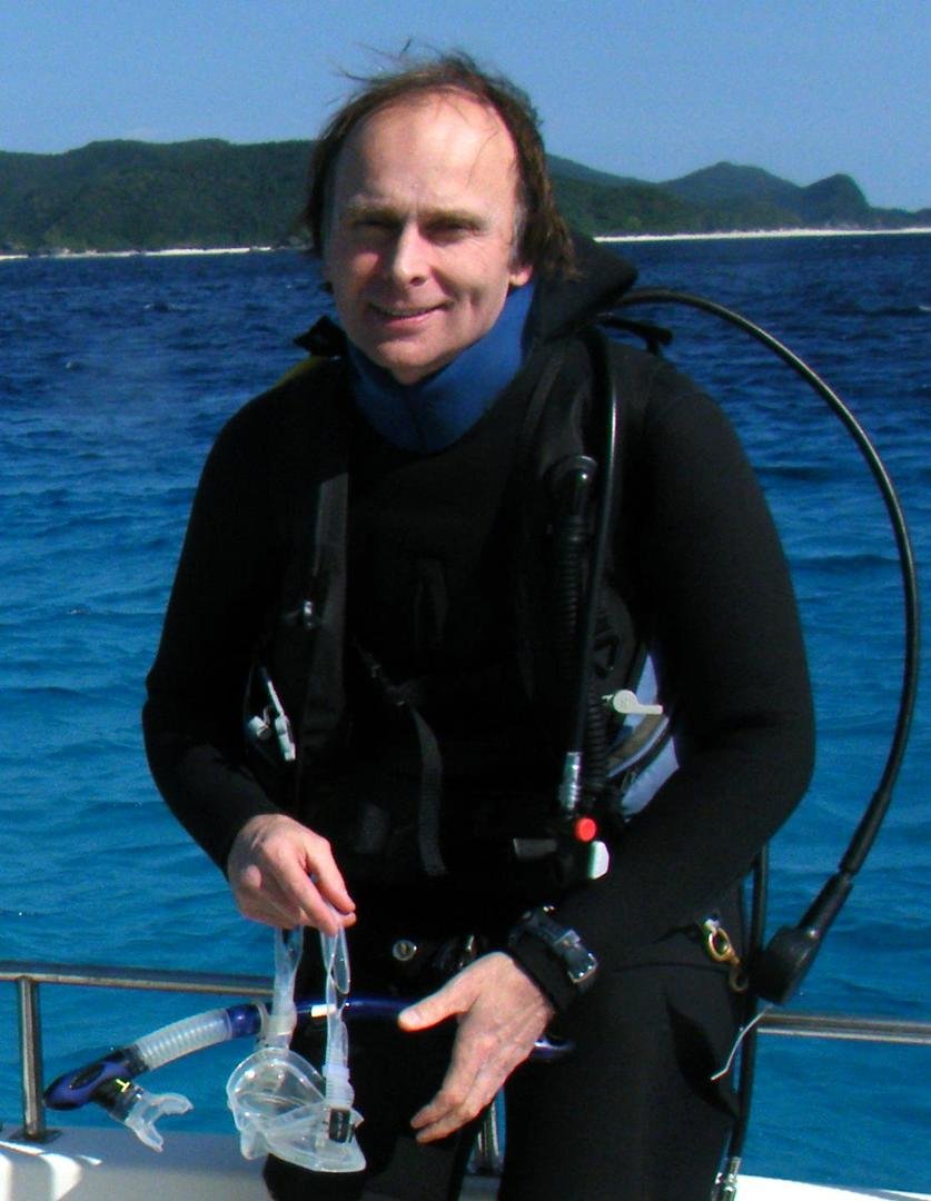 At Aka Island, Okinawa, December 2011.