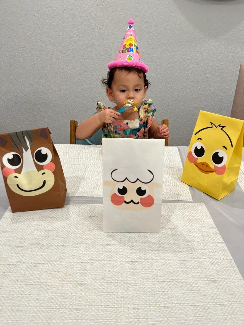 Zoe having her birthday cake today for her 2nd birthday instead of yesterday.