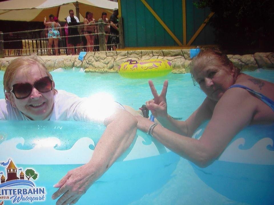 Me and sis at schlitterbahn. It was a blast.