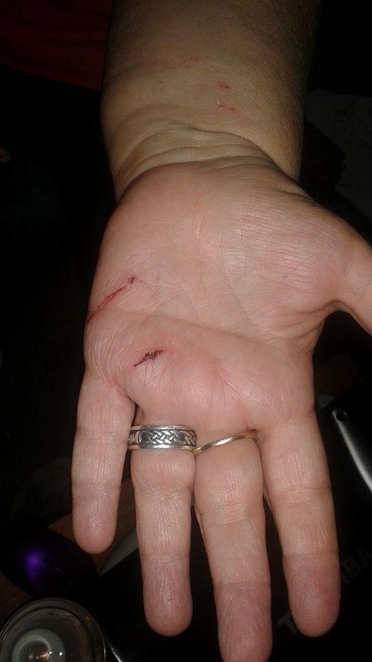 , what happens when somebody trying to fix a heater and sparks it when somebody has the kitty and her nap and gets the cat scared