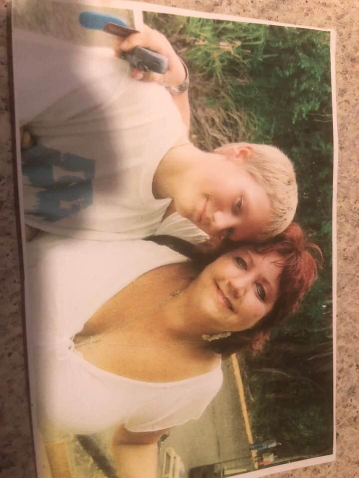 Just found this picture in an old book! I think it was about 13 years ago, me and my baby!