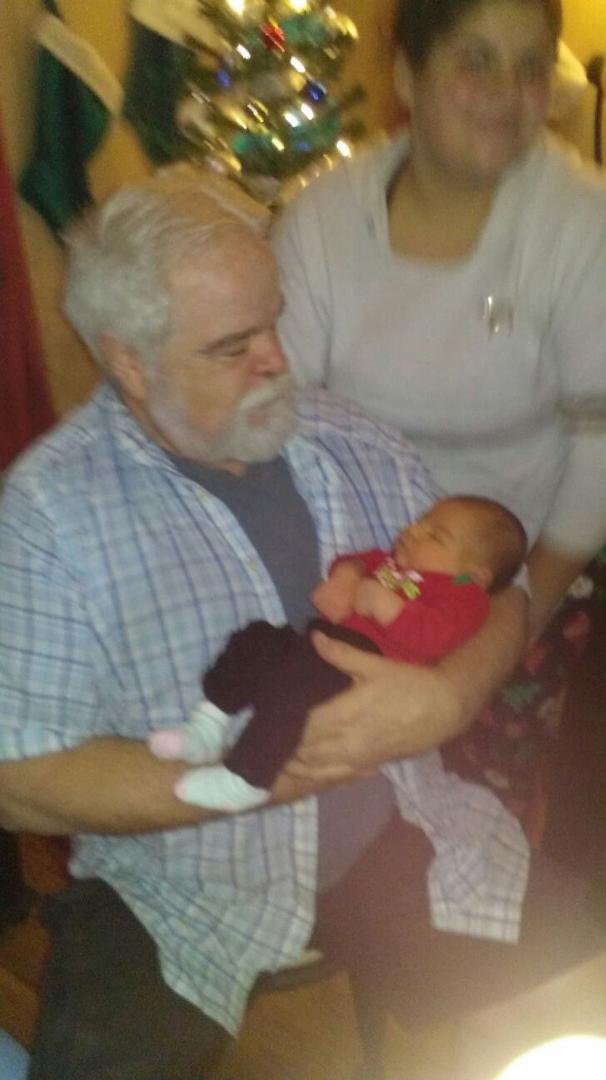 Great Grandpa and Adelynn