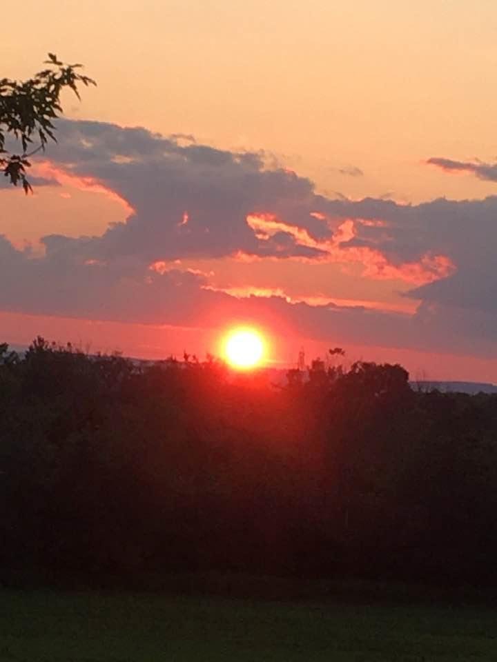 Sunset tonight from our deck