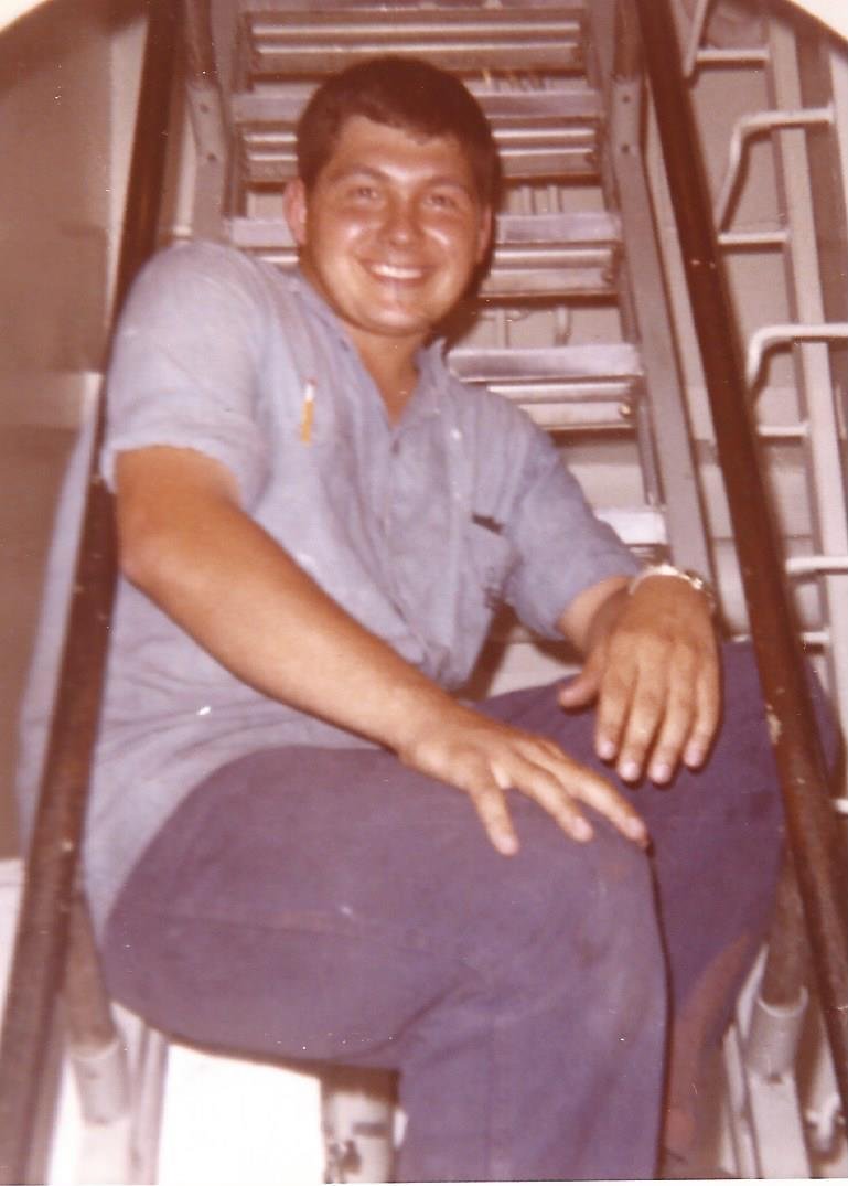 Tom on the ship - Vietnam era