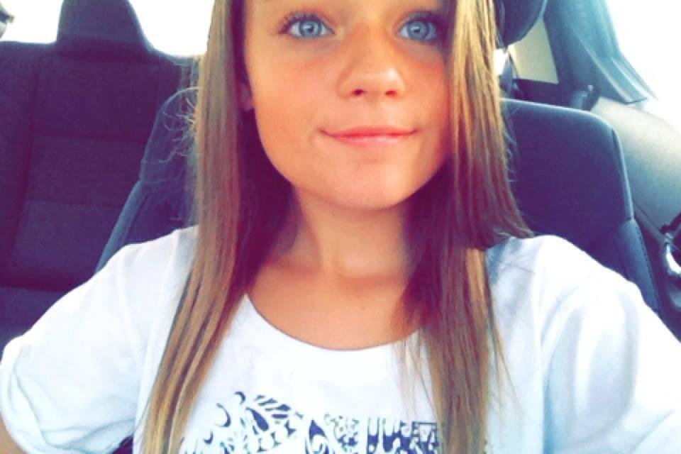 My daughter who likes to take selfies!