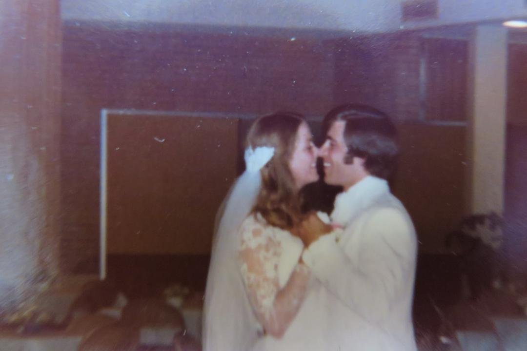 Learning to dance. 45 years of good intentions. Today if we can stand up all the way through the song. we count it.