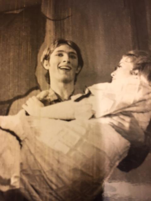 Looking back on my first acting role as a leading man: Adam Oakheart in the melodrama "Dirty Work at the Crossroads" at MTSU in 1970. My co-star was Connie O'Connell as Nellie Lovelace.